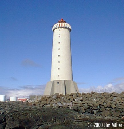 Akranes Lighthouse - Another View 1999 Jim Miller - Olympus D-220L