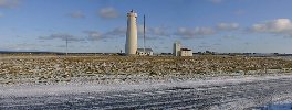 Gararskagi Lighthouse - Snow