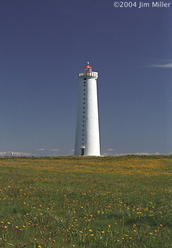 New Gararskagi Lighthouse 2004 Jim Miller - Canon Elan 7e, Canon 28mm f2.8, Fuji Superia 100