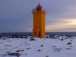 Stafnes Lighthouse Sunset
